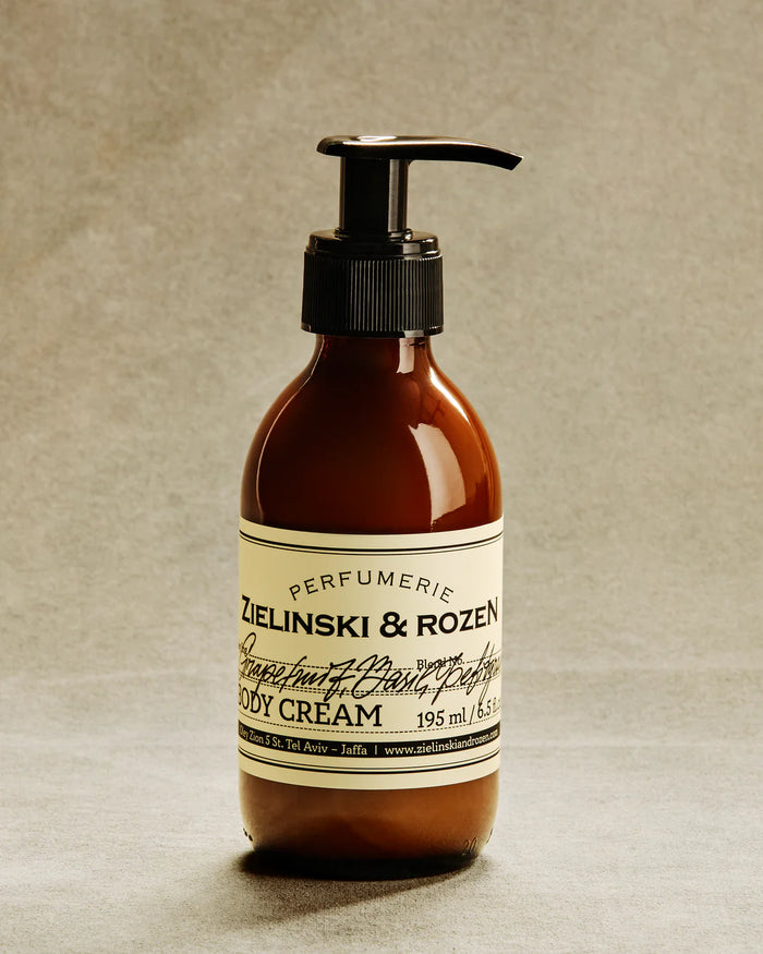 ZIELINSKI & ROZEN - CRÈME CORPORELLE 195 ML - GRAPEFRUIT, BASIL, PETITGRAIN