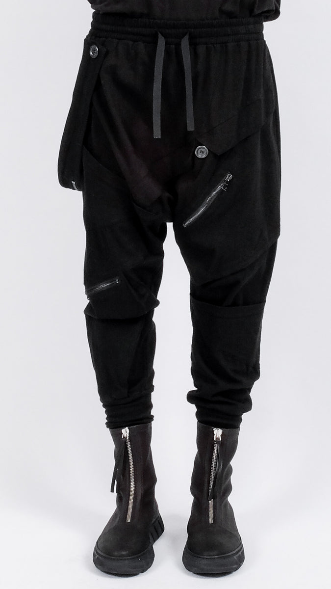 Slash Pocket Trousers by La Haine Inside Us