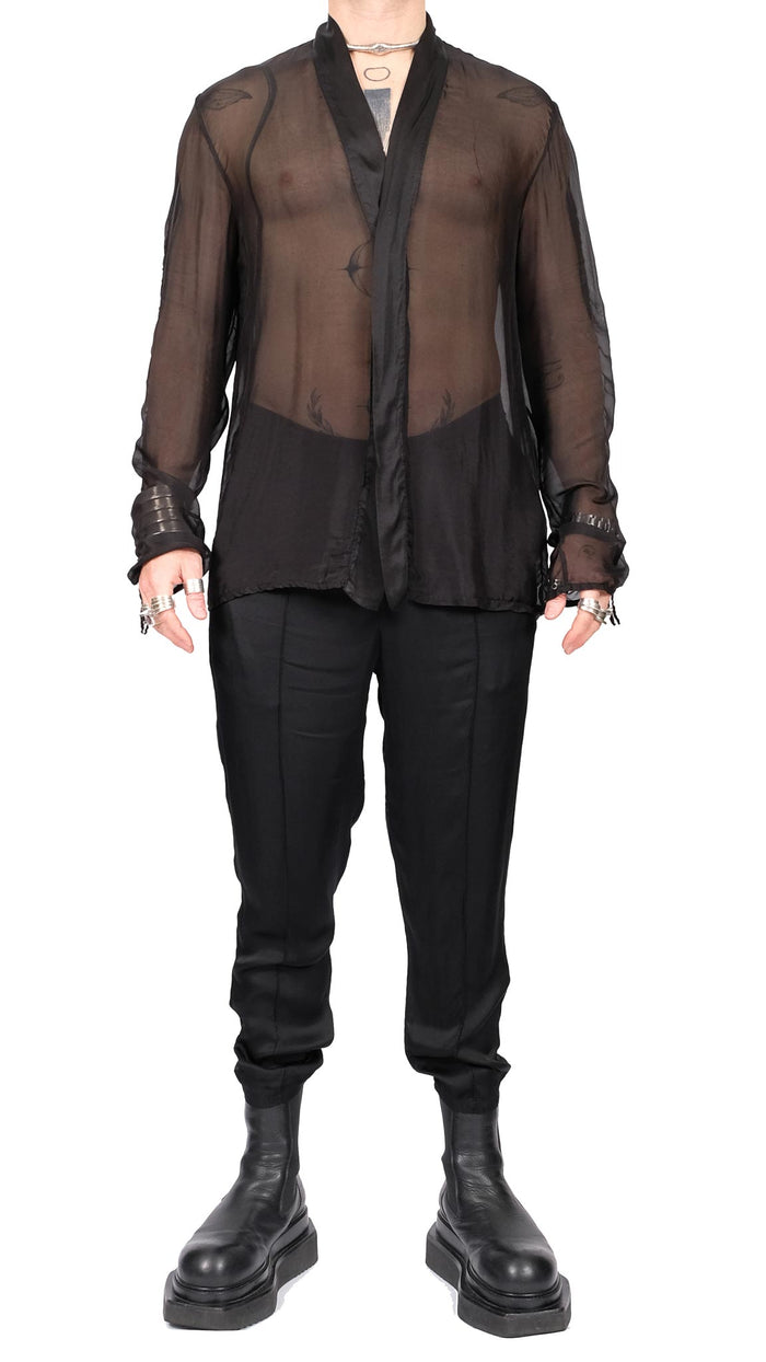 SPRINGSIOUX x SANCTAMUERTE - VESTE TRANS PARENTE P23