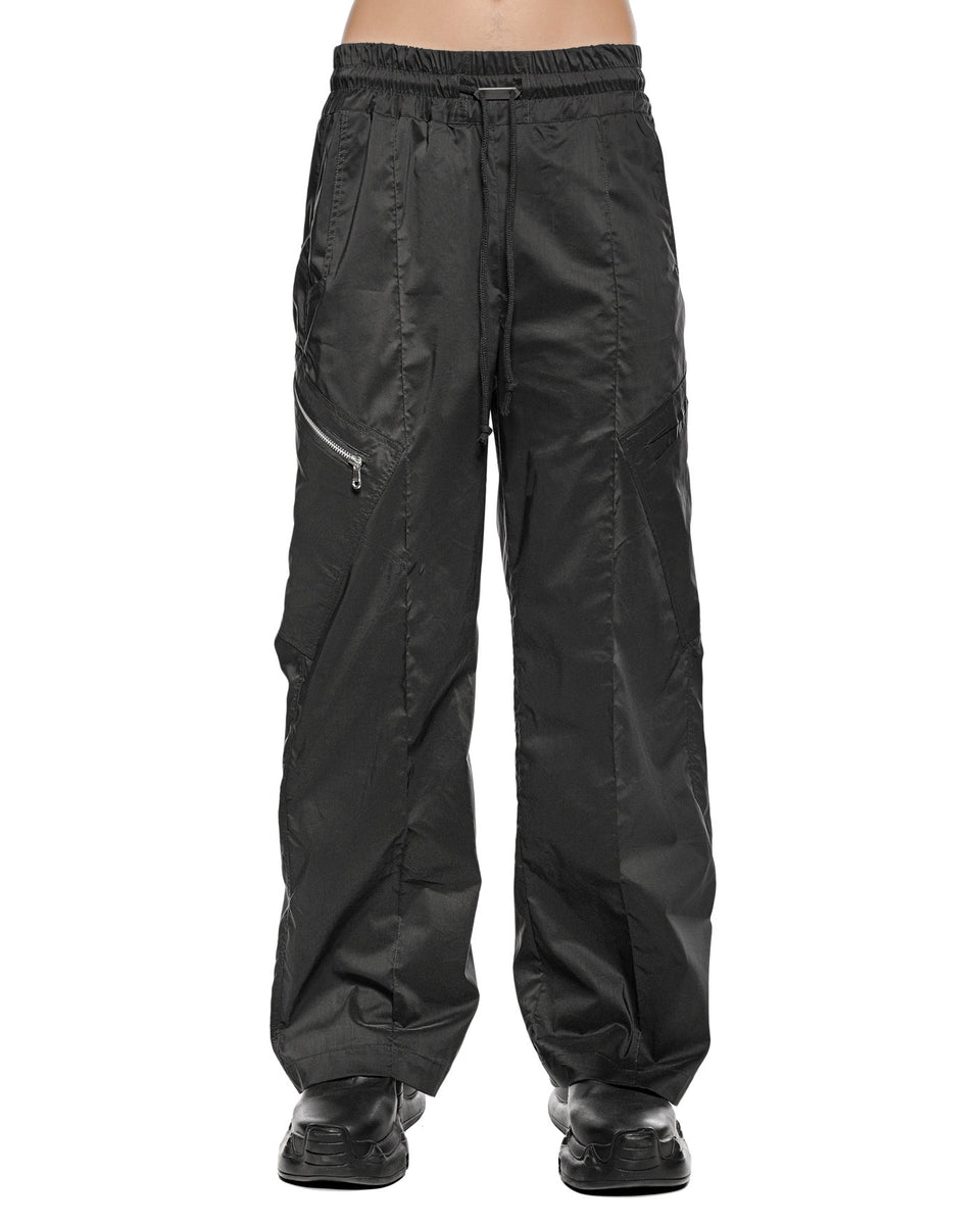 00's Black Cargo Flare Pants 00s y2k flare cargo pants