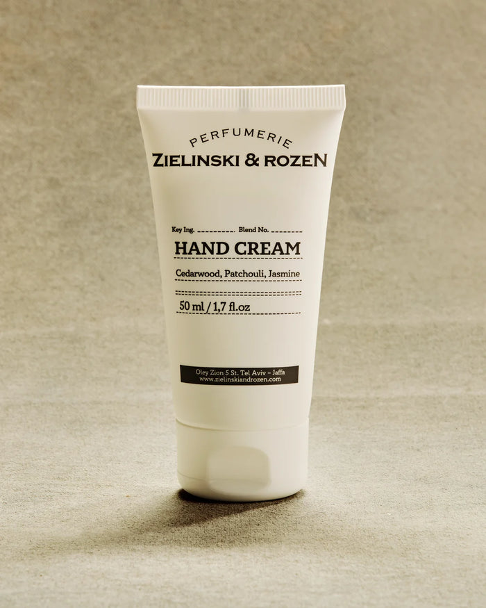 ZIELINSKI & ROZEN - CRÈME MAINS 50 ML - CEDARWOOD, PATCHOULI, JASMINE