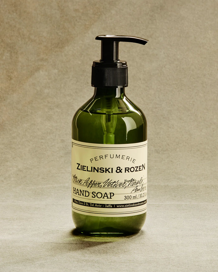 ZIELINSKI & ROZEN - SAVON LIQUIDE 300 ML - POIVRE NOIR, NÉROLI, VÉTIVER, AMBRE