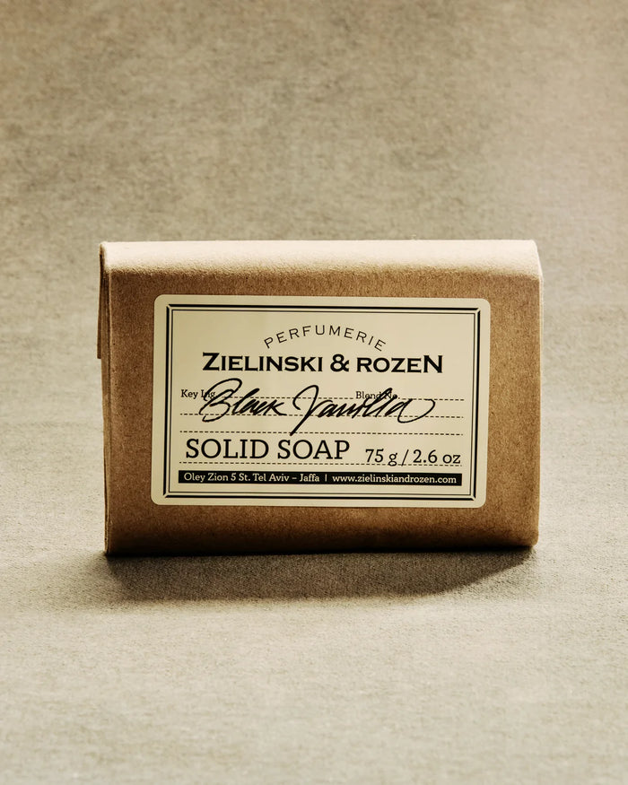 ZIELINSKI & ROZEN - SAVON SOLIDE 75 GR - BLACK VANILLA