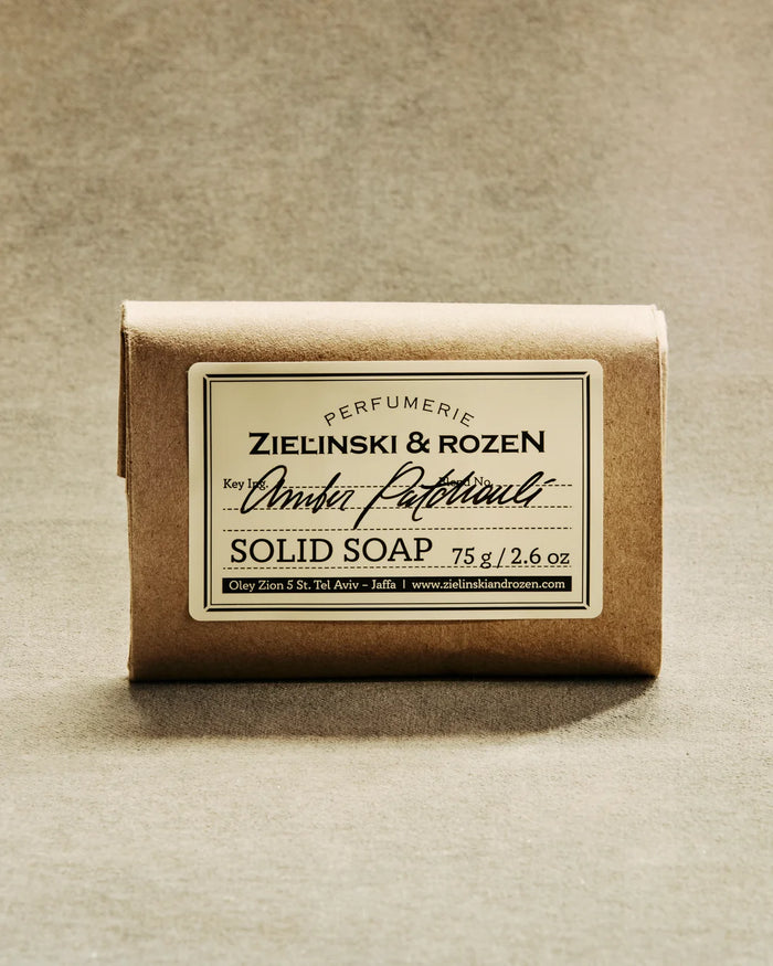 ZIELINSKI & ROZEN - SAVON SOLIDE 75 GR - AMBER, PATCHOULI