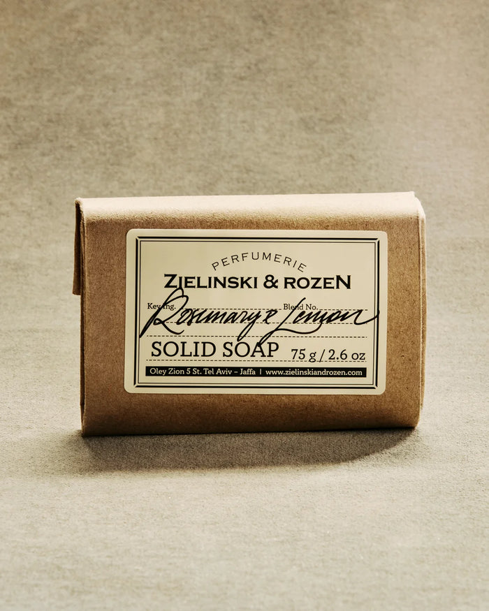 ZIELINSKI & ROZEN - SAVON SOLIDE 75 GR - ROSEMARY, LEMON