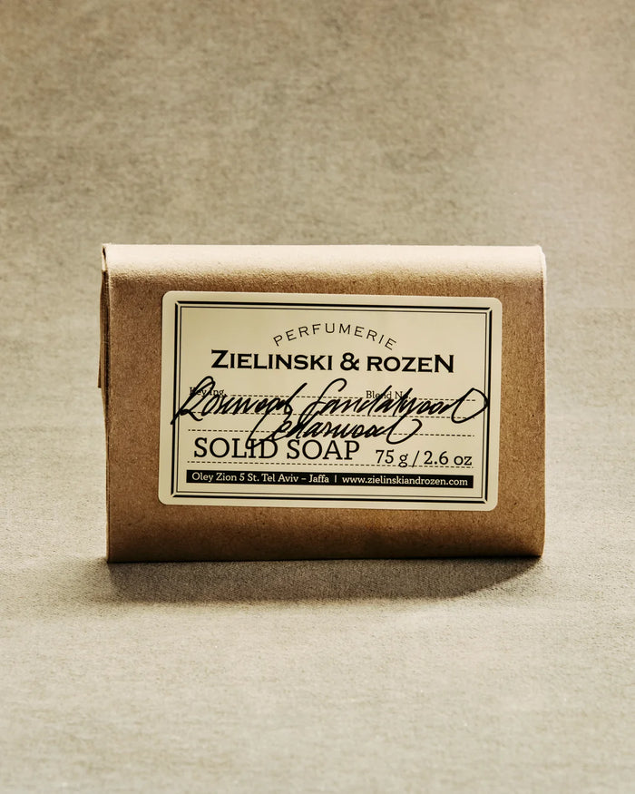 ZIELINSKI & ROZEN - SAVON SOLIDE 75 GR - ROSEWOOD, SANDALWOOD, CEDARWOOD