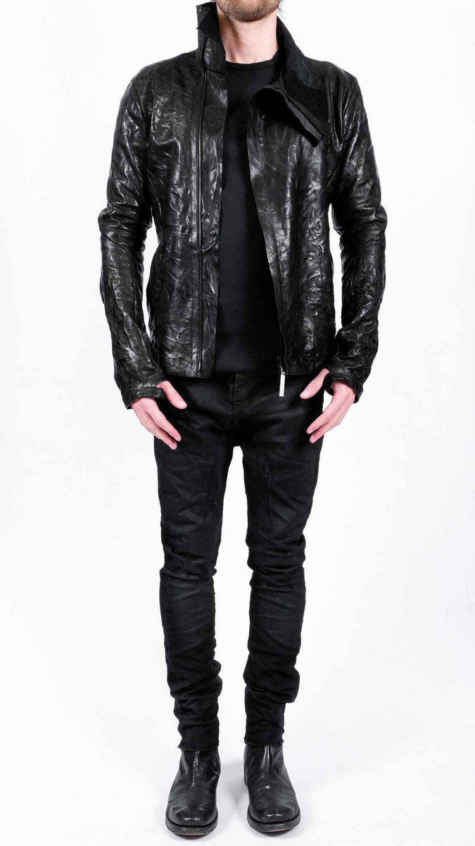 ジャケット・アウター ISAAC SELLAM leather jacket ISAAC SELLAM - IMPARABLE LEATHER JACKET, BLACK – Springsioux