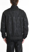 LA HAINE INSIDE US - COATED DENIM JACKET 1107, IN BLACK