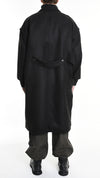 LA HAINE INSIDE US - OVERSIZED COAT 1114, IN BLACK