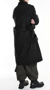 LA HAINE INSIDE US - OVERSIZED COAT 1114, IN BLACK