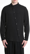 LA HAINE INSIDE US - ASYMMETRICAL SHIRT 1127, IN BLACK