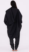 SANCTA MUERTE - MIDI DOWN JACKET SX05, IN BLACK