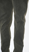 LA HAINE INSIDE US - STRETCH COTTON TROUSERS, IN DARK GREEN