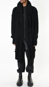 LA HAINE INSIDE US - KNITTED CARDIGAN 281, IN BLACK