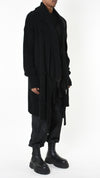 LA HAINE INSIDE US - KNITTED CARDIGAN 281, IN BLACK