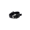 TEO+NG - SEIKO LEATHER BRACELET, IN BLACK