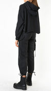 LA HAINE INSIDE US - RUBBERIZED BOMBER 689, IN BLACK
