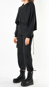 LA HAINE INSIDE US - RUBBERIZED BOMBER 689, IN BLACK
