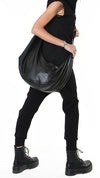 LA HAINE INSIDE US - LEATHER BAG 888, IN BLACK