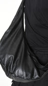 LA HAINE INSIDE US - LEATHER BAG 888, IN BLACK