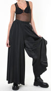 LA HAINE INSIDE US - OVERSIZE WIDE PANTS 919, IN BLACK