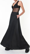 LA HAINE INSIDE US - OVERSIZE WIDE PANTS 919, IN BLACK