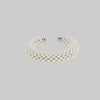 OBJECT AND DAWN - ARTEMISIA 4D SUPPLE CUFF, IN PEARL