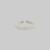 OBJECT AND DAWN - ARTEMISIA ORBIT SUPPLE CUFF, IN PEARL