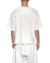 MINOAR - ARRAY TEXTURED T SHIRT, IN WHITE