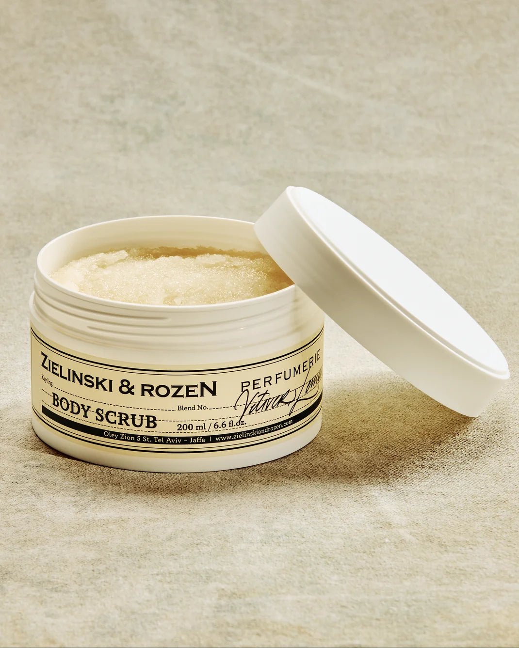 ZIELINSKI & ROZEN - BODY SCRUB 200 ML - VETIVER, LEMON
