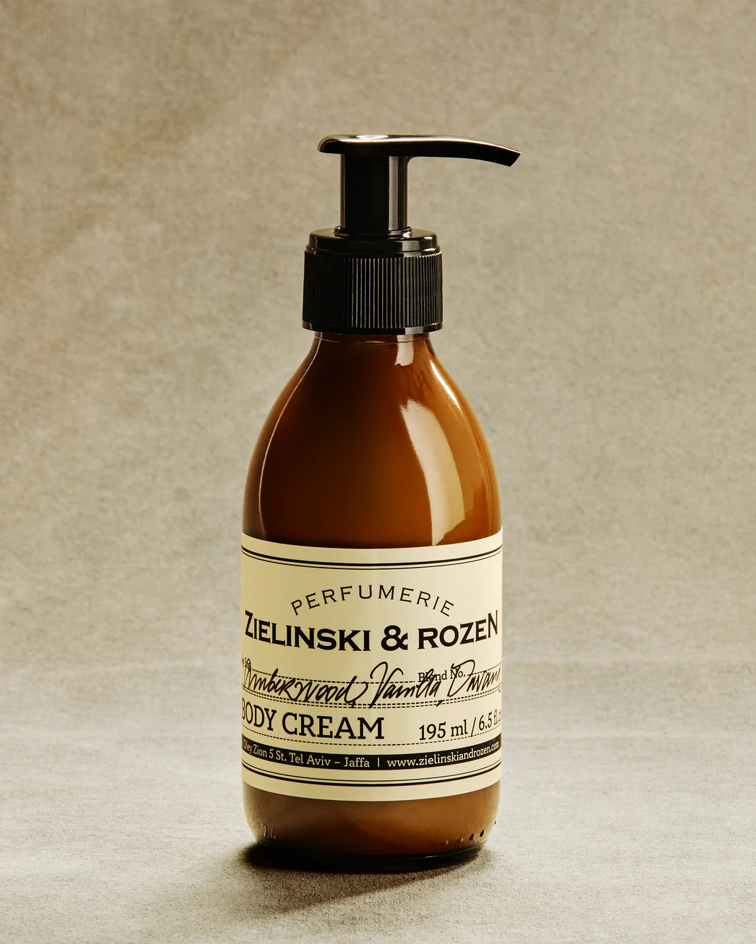 ZIELINSKI & ROZEN - CRÈME CORPORELLE 195 ML - AMBERWOOD, VANILLA, DAVANA