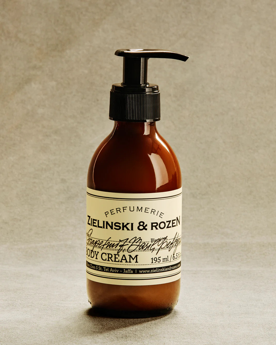 ZIELINSKI & ROZEN - CRÈME CORPORELLE 195 ML - GRAPEFRUIT, BASIL, PETITGRAIN