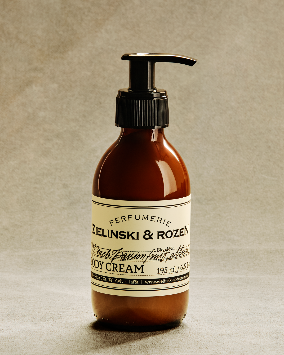 ZIELINSKI & ROZEN - BODY CREAM 195 ML - PEACH, PASSION FRUIT, MUSK
