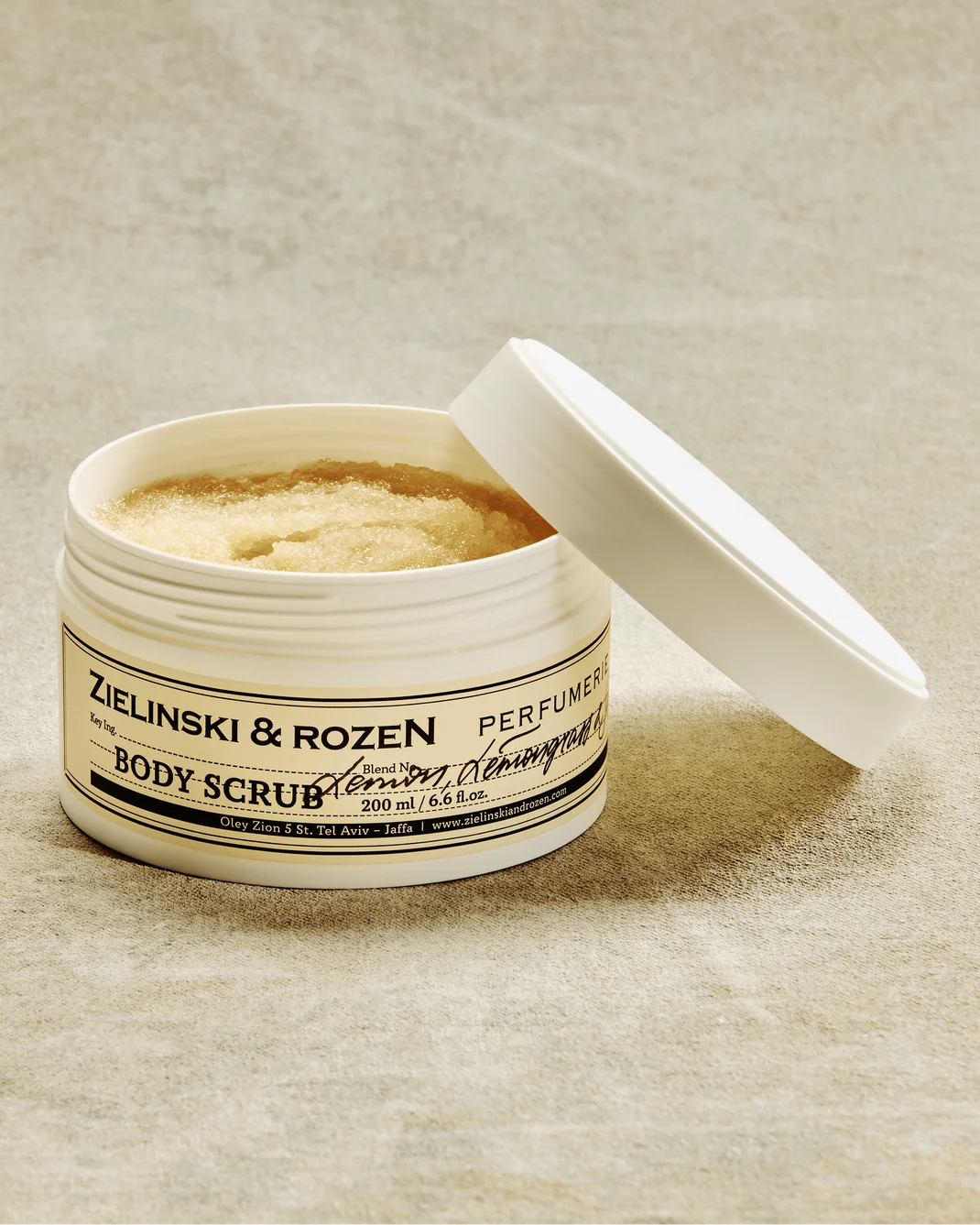 ZIELINSKI & ROZEN - BODY SCRUB 200 ML - LEMON, LEMONGRASS, LIME