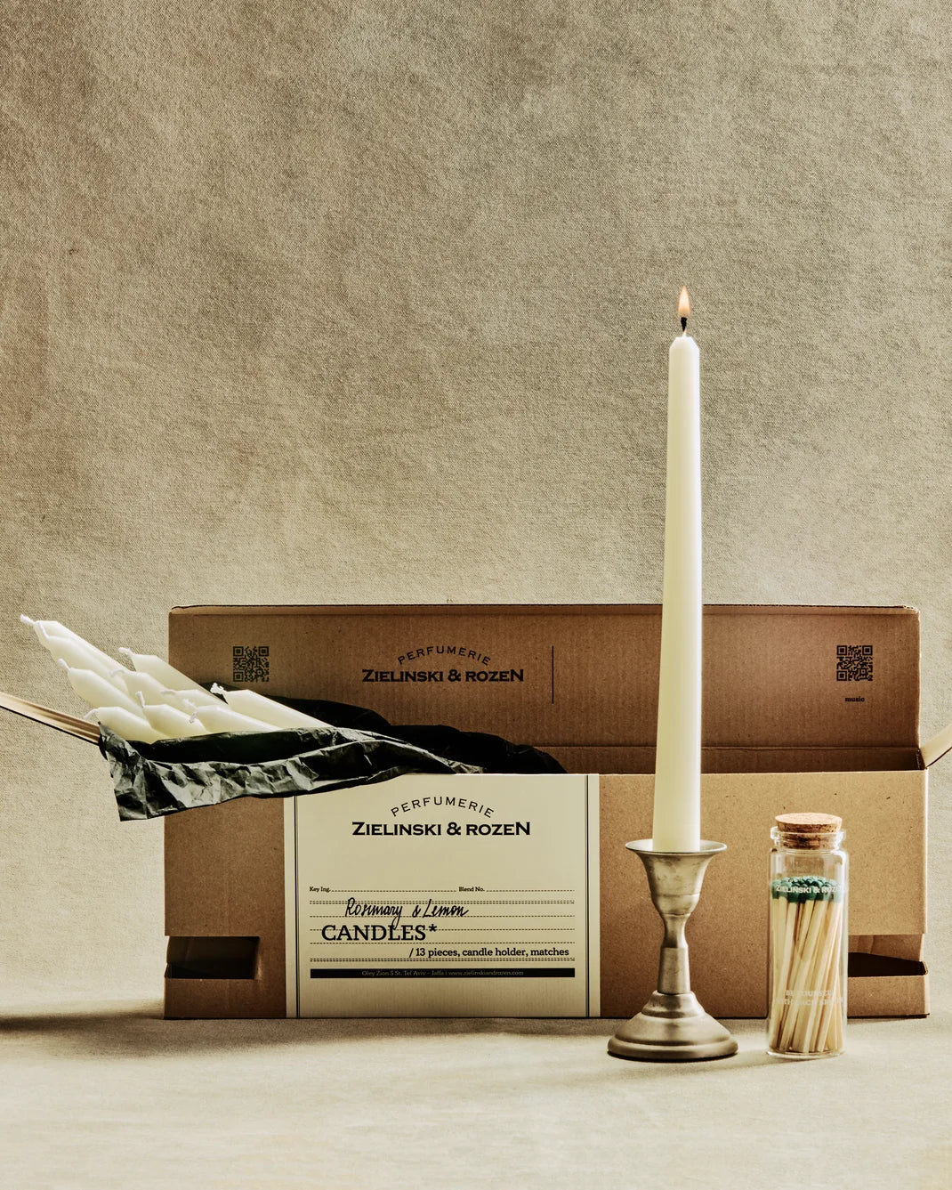 ZIELINSKI & ROZEN - CANDLES SET - ROSEMARY, LEMON