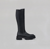 BOTH - GAO PLATFORM KNEE BOOTS, IN BLACK