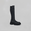 BOTH - GAO PLATFORM KNEE BOOTS, IN BLACK