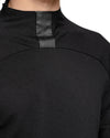 MINOAR - CHARGE LONG SLEEVE CONSTRUCT TOP, IN BLACK
