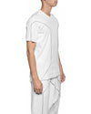 MINOAR - CLUSTER EXTERNAL SEAM T SHIRT, IN WHITE