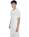 MINOAR - CLUSTER EXTERNAL SEAM T SHIRT, IN WHITE