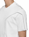 MINOAR - CLUSTER EXTERNAL SEAM T SHIRT, IN WHITE
