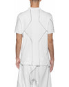 MINOAR - CLUSTER EXTERNAL SEAM T SHIRT, IN WHITE