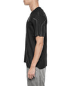 MINOAR - CLUSTER EXTERNAL SEAM T SHIRT, IN BLACK