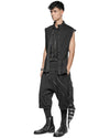 MINOAR - CLUSTER EXTERNAL SEAM TANK TOP, IN BLACK