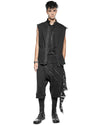 MINOAR - CLUSTER EXTERNAL SEAM TANK TOP, IN BLACK