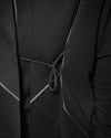 MINOAR - CLUSTER HOODED SECURE KNIT CARDIGAN, IN BLACK