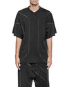 MINOAR - CLUSTER OVERSIZE LOOSE T SHIRT, IN BLACK