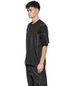 MINOAR - CLUSTER OVERSIZE LOOSE T SHIRT, IN BLACK