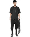 MINOAR - CLUSTER OVERSIZE LOOSE T SHIRT, IN BLACK