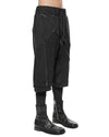 MINOAR - CLUSTER PANEL DROP CROTCH SHORTS, IN BLACK